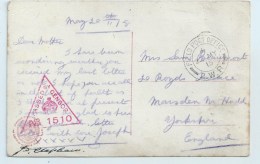 F.P.O. 2.W.R. On PC - Postmark Collection