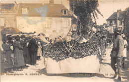 27-VERNON - CARTE PHOTO - FËTE DES FLEURS 12 JUIN 1921 - MILITAIRE - Vernon