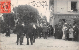 27- VERNON -  FËTE DES FLEURS  1908 - Vernon