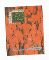 Timbre , Bloc , Année Lunaire Du Dragon , TCHAD , 2000 - Chinees Nieuwjaar