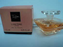 LANCOME " TRESOR" MINI  7,5 ML EDP BOITE N° 2 LIRE ET VOIR!! - Miniatures Femmes (avec Boite)