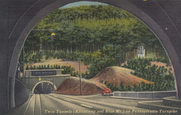 Pennsylvania Harrisburg Twin Tunnels On Pennsylvanias Turnpike: Kittatiny And Blue Mountain Tunnels - Harrisburg