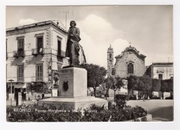 S5844 CARTOLINA BITONTO PIAZZA MARGHERITA E MONUMENTO - Bitonto