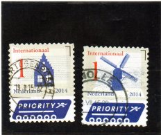 2014 Paesi Bassi - Casa E Mulino A Vento - Used Stamps