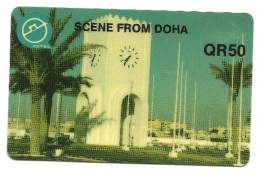 Qatar - Tessera Telefonica Da 50 Riyals T37 -QTEL - Qatar