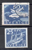 SUEDE   Timbre  De 1936  ( Ref 2974 )  Avion - Used Stamps