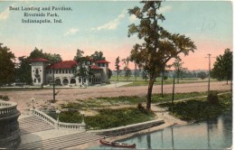 Etats Unis. Boat Landing And Pavillon. Riverside Park. Indianapolis - Indianapolis