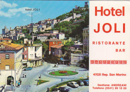 Delcampe - San Marino - Hotel Ristorante BarJoli FG NV - San Marino