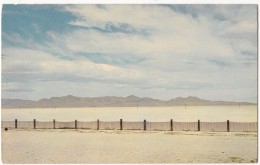 Bonneville Salt Flats, Utah, Unused Postcard [17407] - Autres & Non Classés