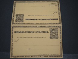 COLOMBIE - Entier Carte Avec Réponse Vierge - A Voir - P17889 - Colombie