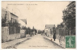 95 - SAINT-LEU-TAVERNY - La Rue De La Paix - Edition Lemire - 1908 - Saint Leu La Foret