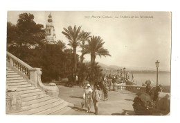 Monte Carlo - Le Théatre Et Les Terrasses - Teatro D'opera