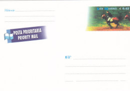 San Marino  Postkarte 0,62 Euro Ungebraucht - Pferd Mit Reiter - Horse - Storia Postale