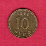 KOREA---South   10 WON 1999 (KM # 33.1) - Corée Du Sud