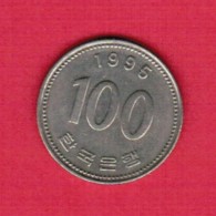 KOREA---South  100 WON 1995 (KM # 35.2) - Korea (Zuid)