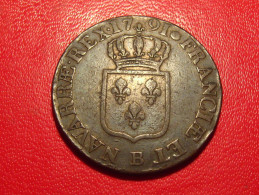 Sol 1791 B Rouen Louis XVI - Faux D'époque 9124 - 1774-1791 Louis XVI