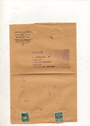 MONACO ENVELOPPE DU 27 FEVRIER 1945 DE MONACO POUR TOULOUSE + FEUILLE DU SERVICE D ABONNEMENT - Lettres & Documents