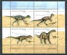 162 ARGENTINE 1998 - Faune Dinosaure Prehistoire (Yvert 2062/65) Neuf ** (MNH) Sans Trace De Charniere - Unused Stamps