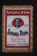 ETIQUETTE " TAVANA RHUM ". - Rum
