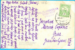 Hungary. Austroungran. Fiume (Rijeka). The Censor Mark On Postcard. - Briefe U. Dokumente