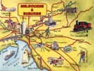 (345) Older Victoria - Map Of Melbourne - - Melbourne