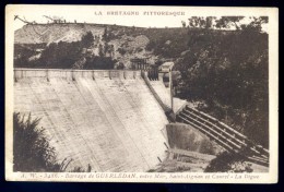 Cpa Du 22 Barrage De Guerlédan Entre Mûr , Caurel Et St Aignan -- La Digue    LIOB87 - Caurel