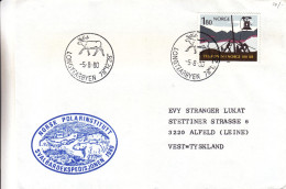 Philatélie Polaire - Norvège - Lettre De 1980 - Expédition Svalbard - Téléphone - Rennes - Ours - Bateaux - Arktis Expeditionen