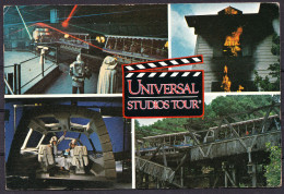 USA ,  UNIVERSAL STUDIOS ,  SF- BATTLE  OF GALACTICA ,  POSTCARD TRAVEL FROM USA TO YUGOSLAVIA - TV-Serien