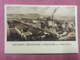 Cp 25 SOCHAUX GRANDES BRASSERIE & MALTERIE   ( Houblon Bière Brasserie Usine Batiment  ) - Sochaux