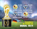 S. Tome&Principe. 2014 Winners Of 2014 Brazil . (302a) - 2014 – Brasil