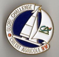 PIN´S CREDIT AGRICOLE GLOBE CHALLENGE VOILE - Banken