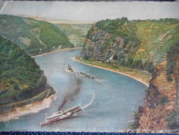 CPDM - Allemagne - Bateaux Sur Le Rhin "DER RHEIN IM FELSENTAL Der LORELEY" - Houseboats