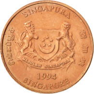 Monnaie, Singapour, Cent, 1994, Singapore Mint, SUP, Copper Plated Zinc, KM:98 - Singapour