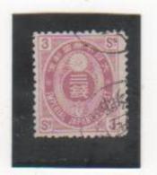 JAPON 1888-92 YT N° 78 Oblitéré - Oblitérés