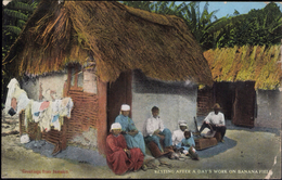 BANANA FIELD WORKERS RESTING ~ JAMAICA - America