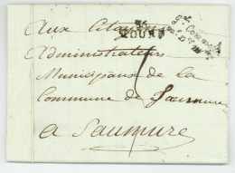 Louis-Antoine VIMEUX (1737-1814) - Général - Franchise - Tours 1797 - Army Postmarks (before 1900)