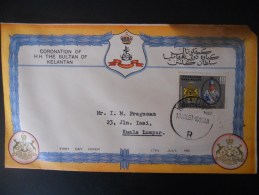 Malaisie Lettre De Kuala Lumpur 1961 - Kelantan