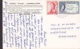 Fiji PPC R.H.M.S. "ELLINIS" - CHANDRIS LINES, SUVA FIJI 1967 Card Karte To HJERTING Denmark (2 Scans) - Fidji (...-1970)
