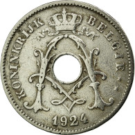 Monnaie, Belgique, 10 Centimes, 1924, TTB, Copper-nickel, KM:86 - 10 Cent