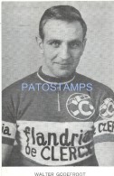 38821 BELGIUM CYCLING CICLISMO WALTER GODEFROOT SCUDERIA FLANDRIA DE CLERCK & PUBLICITY POSTAL POSTCARD - Balonmano