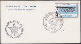 1980-CE-8 CUBA 1980 SPECIAL CANCEL. BANCO NACIONAL DE CUBA. NATIONAL BANK  COIN. - Cartas & Documentos