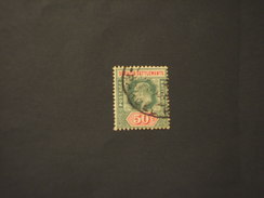 MALACCA - 1905/6 RE  50 C. - TIMBRATO/USED - Malacca