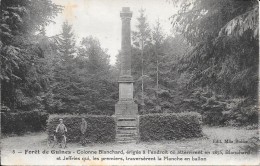 DEPT 62 - Foret De GUINES - Colonne Blanchart érigée à L'endroit Ou Atterrirent Blanchard Et Jeffries En 1875 - VANH  - - Guines