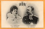 SKH Grossherzog  & Grosherzogin 1905 Luxembourg Postcard - Famille Grand-Ducale