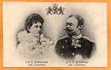 SKH Grossherzog  & Grosherzogin 1905 Luxembourg Postcard - Grand-Ducal Family