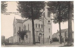 Pavillon Sous Bois . 93 . L'eglise . Animée . 1927 - Les Pavillons Sous Bois