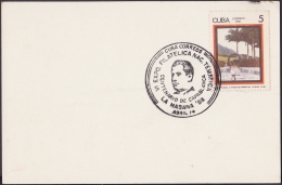 1988-CE-57 CUBA 1988 SPECIAL CANCEL. CHESS AJEDREZ. VI EXPO FILATELICA NACIONAL. JOSE RAUL CAPABLANCA. - Cartas & Documentos