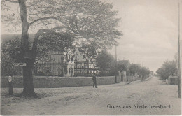 AK Gruss Niederebersbach Ebersbach Gasthof Bei Grossenhain Radeburg Priestewitz Thiendorf Meissen Cunnersdorf Bieberach - Grossenhain