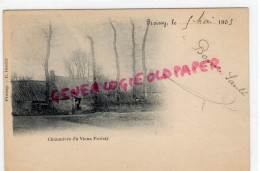 60 - FROISSY - CHAUMIERE DU VIEUX FROISSY  -1903- ECRITE A  JEAN TEILLIET  ST SAINT JUNIEN- PARIS - Froissy