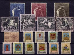 SAN MARINO - 1968 - Complete Year - ANNATA COMPLETA - NUOVI - MNH - Annate Complete